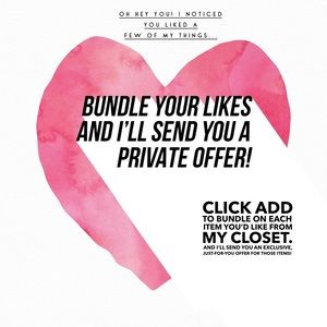 Like a few items? Bundle them and save!